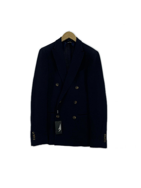GIORGIO ARMANI テーラードジャケット・ブレザー 46 シアサッカー 紺