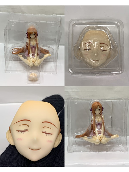 eStream SAO 1/4 アスナ ネグリジェVer 開封品 ダメージあり 特典付き ソードアート・オンライン