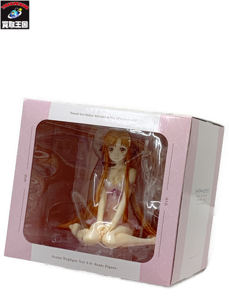 eStream SAO 1/4 アスナ ネグリジェVer 開封品 ダメージあり 特典付き ソードアート・オンライン