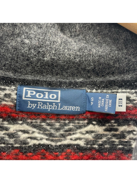 POLO RALPH LAUREN 総柄POニットカットソー S