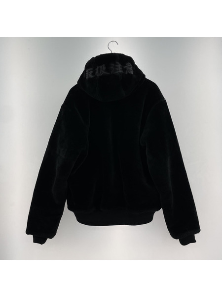 BLACK EYE PATCH 24AW ファージップパーカー M ブラック