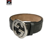 ラグ衣料その他 GUCCI/シマ/インターロッキングG/レザーベルト