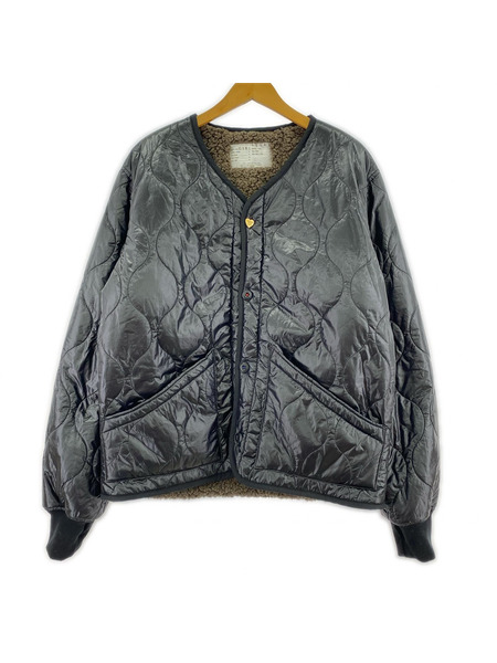 HOLLYWOOD RANCH MARKET ジャケット リバーシブルキルトボア ライナージャケット BLK