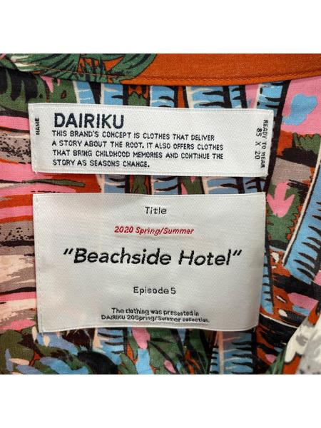 DAIRIKU 半袖シャツ 20ss INTERMISSION Aloha Shirt
