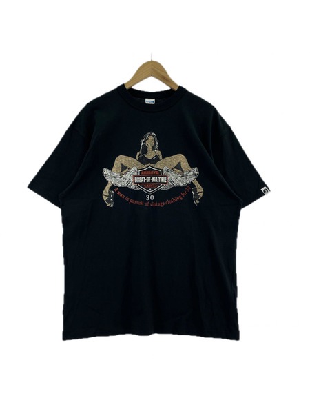 SAPeur 半袖Tシャツ・カットソー SAPEur サプール BIKEGIRL TEE S/S ブラック L
