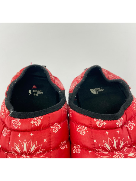 Supreme サンダル ×NORTH FACE Mule 赤 (27.0)