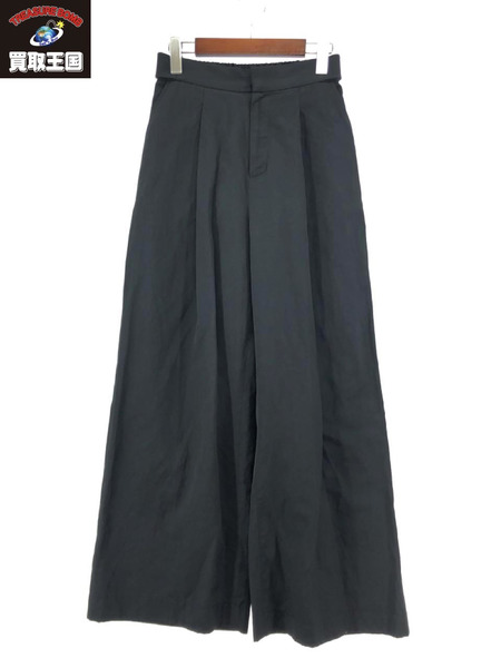 DOUBLE STANDARD CLOTHING ワイドパンツ BLK size:36[値下]