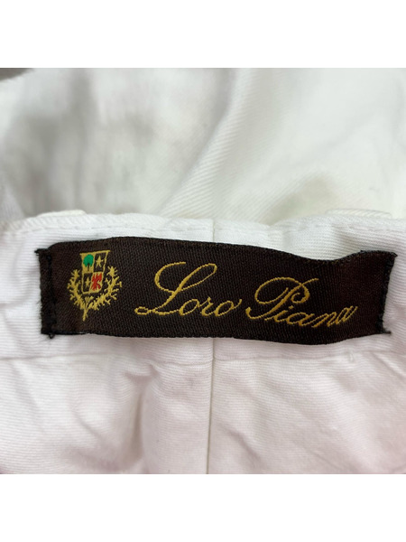 Loro Piana パンツ クロップドチノ 42 WHT