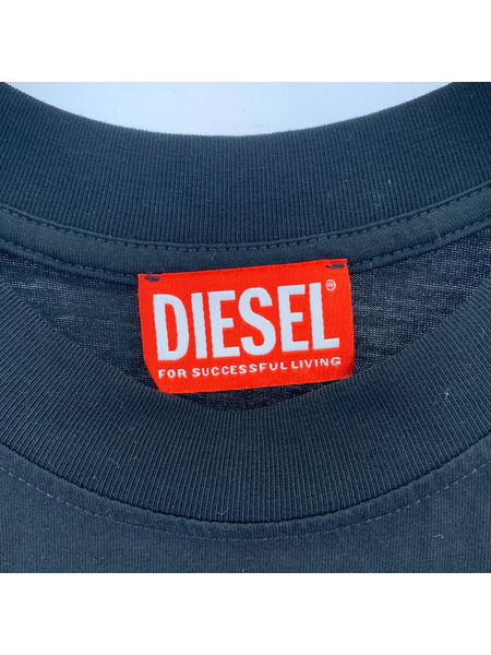 半袖ワンピース D-ALIN-OD カットアウトロゴ L 黒 A11558