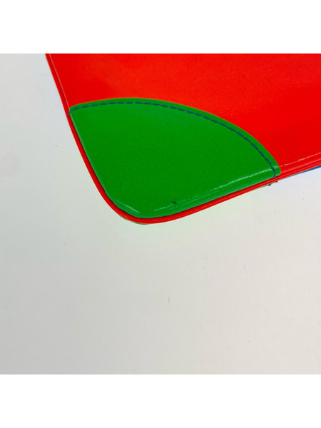 Wallet COMME des GARCONS ZIP PUC FLUO マルチカラー