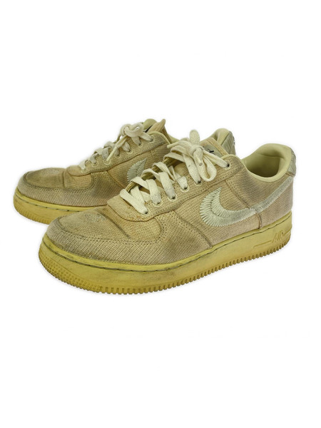 NIKE スニーカー Stussy Air Force 1 Low Fossil Stone