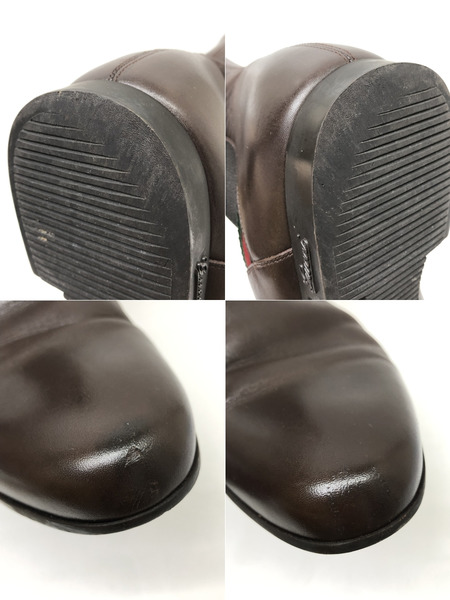 GUCCI サイドゴアブーツ 茶 (8) 268376 靴 