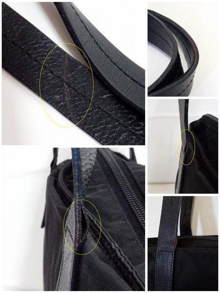 PRADAハンドバッグ ナイロン ブラック