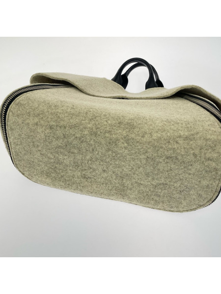 beautiful people トートバッグ beautiful people フェルトバッグ/BEG