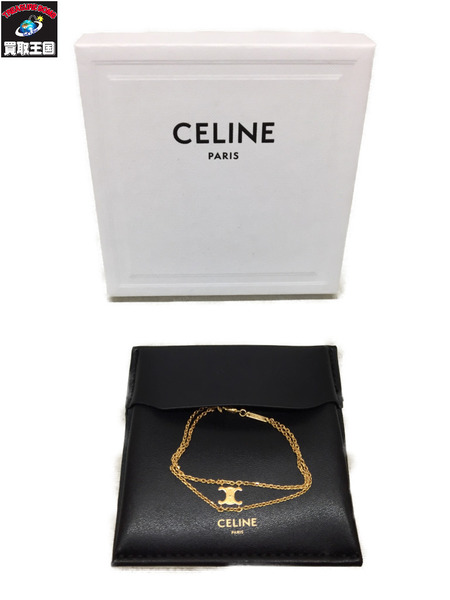 CELINE トリオンフ サスペンダーブレスレット 正規品】CELINE セリーヌ