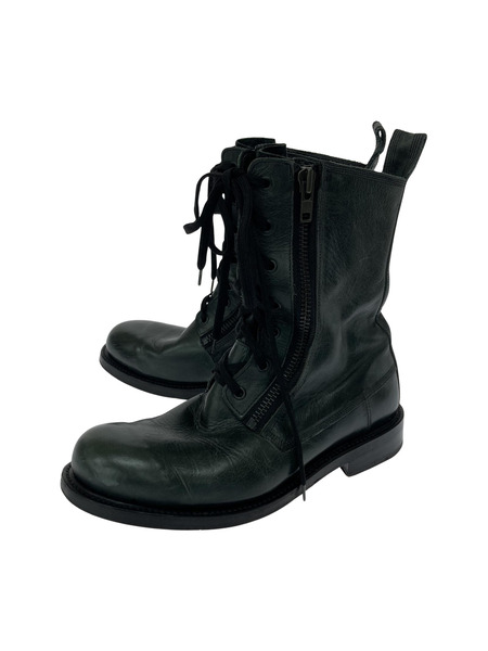BALMAIN ブーツ サイドジップブーツ グリーン[値下]