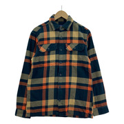 patagonia 長袖シャツ チェック 黄（XS）