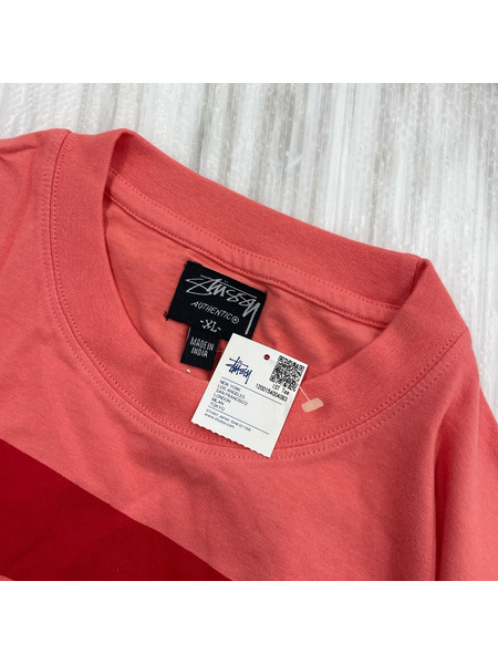STUSSY IST　Tシャツ　サーモンピンク　XL