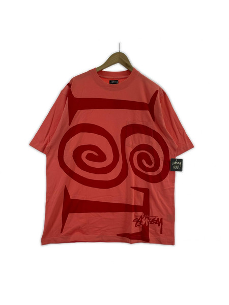 STUSSY IST　Tシャツ　サーモンピンク　XL