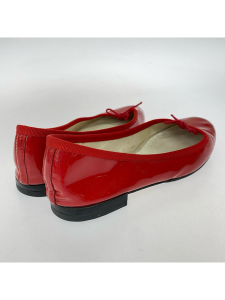 repetto パンプス・ヒール エナメル バレエシューズ 赤[値下]