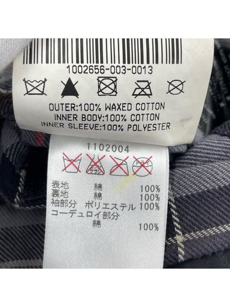 Barbour SL BEWICK オイルドジャケット 34 黒