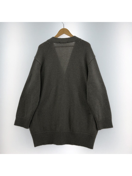 GALERIE VIE Vネックロングカーディガン/GRY/size:S[値下]