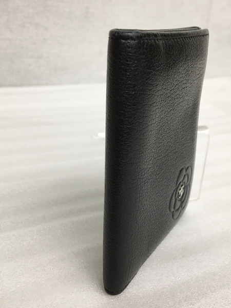CHANEL　カードケース カメリア カードケース 黒
