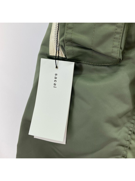 Sacai ジャケット Nylon Twill Blouson 3 カーキ