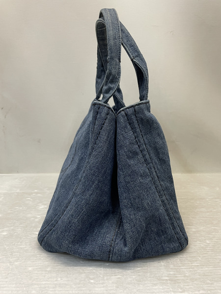 PRADA デニムカナパ ハンドバッグ[値下]