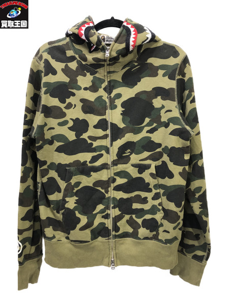 A BATHING APE/1st CAMO/シャークパーカー/M/アベイシングエイプ｜商品