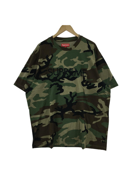 Supreme 25SS Capital S/S Top Camo カモ柄 キャピタルロゴカットソー XXL