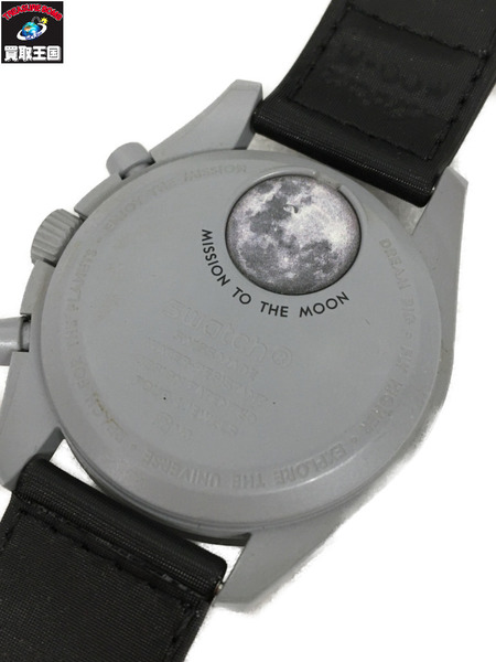 メンズQZ OMEGA×Swatch/ミッショントゥーザムーン/S033M100