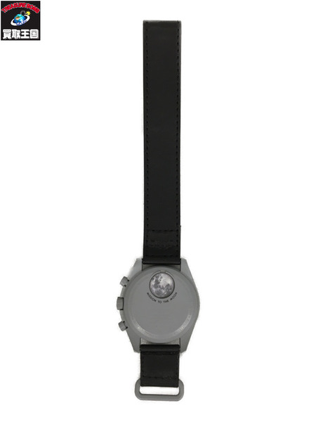 メンズQZ OMEGA×Swatch/ミッショントゥーザムーン/S033M100