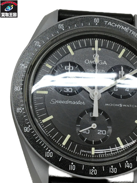 メンズQZ OMEGA×Swatch/ミッショントゥーザムーン/S033M100