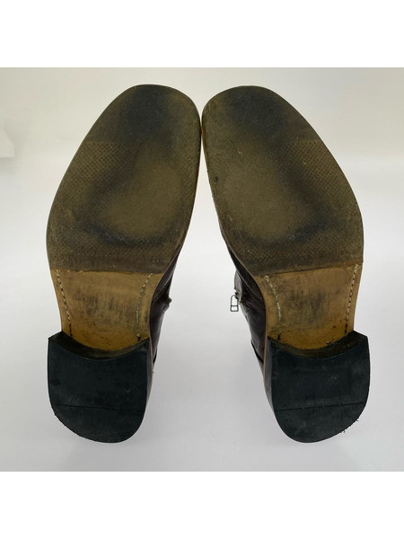 alfredoBANNISTER ブーツ サイドジップブーツ (43) 茶