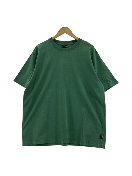 STUSSY S/SクルーネックTee 緑（L）