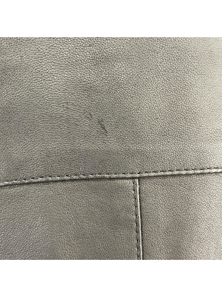 ATTACHMENT レザージャケット シープスキン ダブル ライダースジャケット(L) ブラック