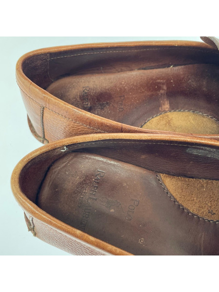 POLO RALPH LAUREN シューズ レザーシューズ8 1/2 ブラウン