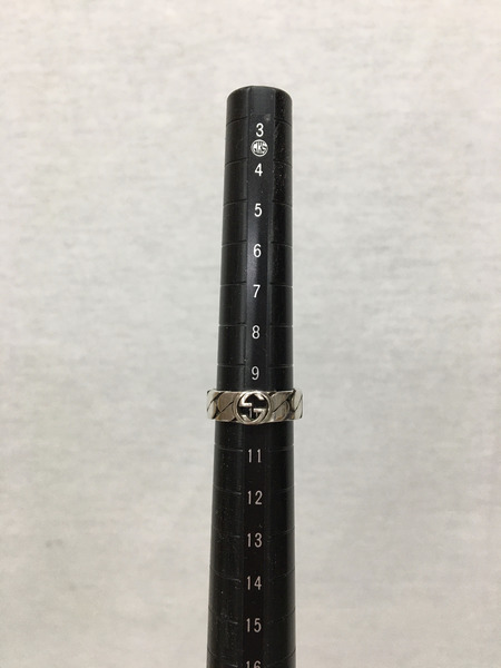 GUCCI　アクセサリー インターロッキングG/リング/Ag925/#11