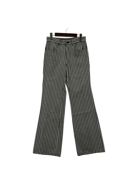 OLD・VINTAGE ストライプデザイン フレアパンツ[値下]
