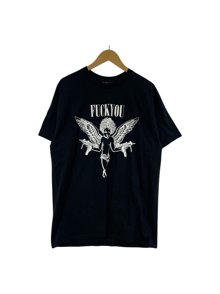 MAJOGARY 半袖Tシャツ・カットソー Fuckyou Angel ブラック[値下]