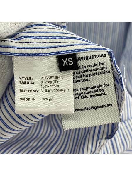 CAMIEL FORTGENS 長袖シャツ SUIT SHORTS