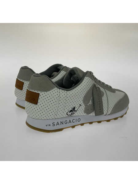 via SANGACIO スニーカー バンクシー MOM WHITE/GRAY[値下]