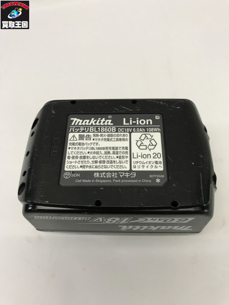  makita 18V6.0Ahバッテリー