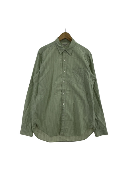 RRL 長袖シャツ ストライプ 緑系（M）