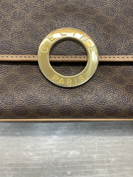 CELINE サークルロゴ金具 マカダムショルダーバッグ