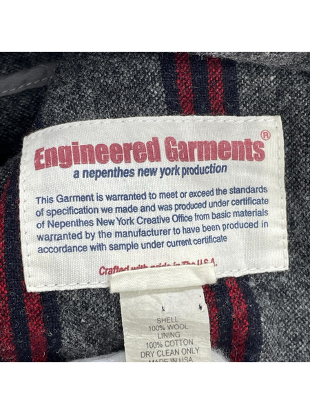 Engineered Garments ジャケット wool stripe jacket S