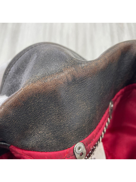 MAISON MARGIELA 15SS REPLICA 加工 ダブルライダースジャケット 46 黒