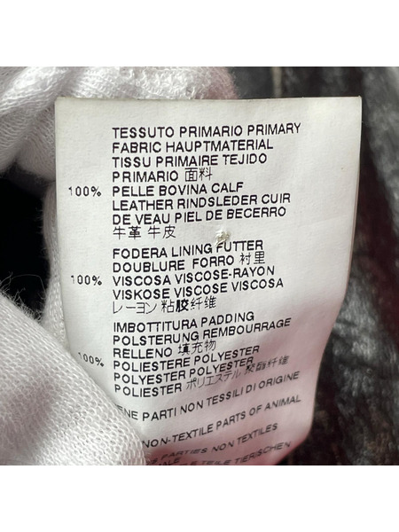 MAISON MARGIELA 15SS REPLICA 加工 ダブルライダースジャケット 46 黒