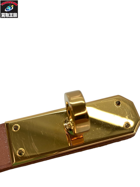 アクセサリー HERMES/ケリーブレス50/キャメル